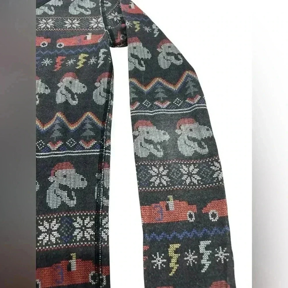 Hanna Andersson "HOLIDAY DINOSAUR" Pajama Long John Set Christmas Size 14 - Picture 5 of 6